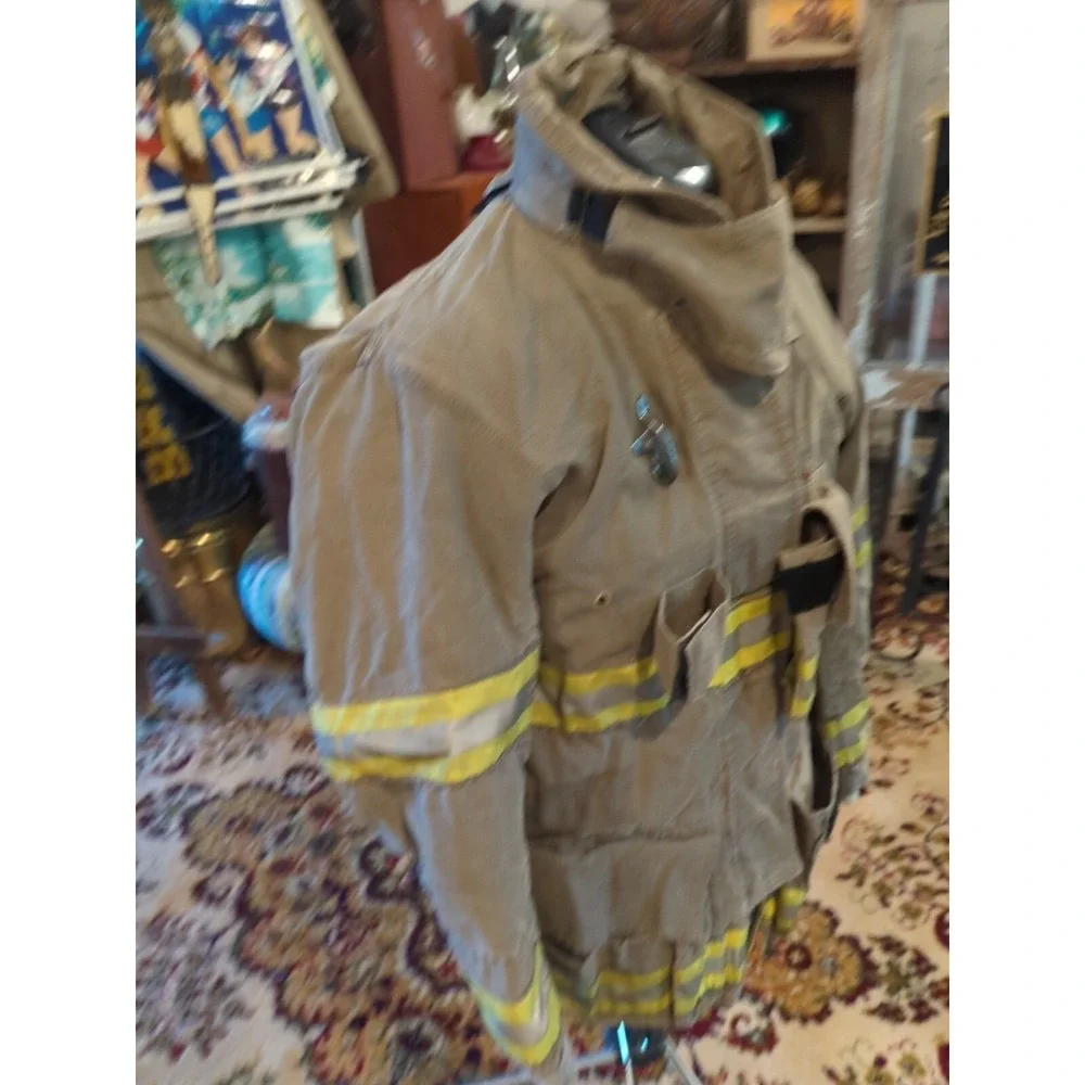 Vintage Retired Firefighter‎ Turnout JACKET FIRE COAT USED Size 40 X 32